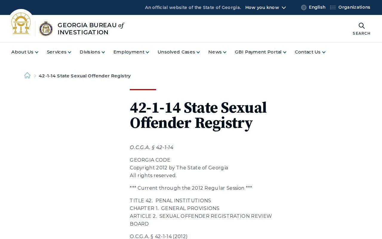 Georgia risk classification rules for Emanuel County sex offender records